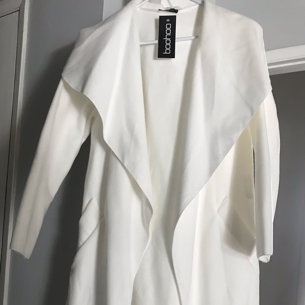Long waterfall coat